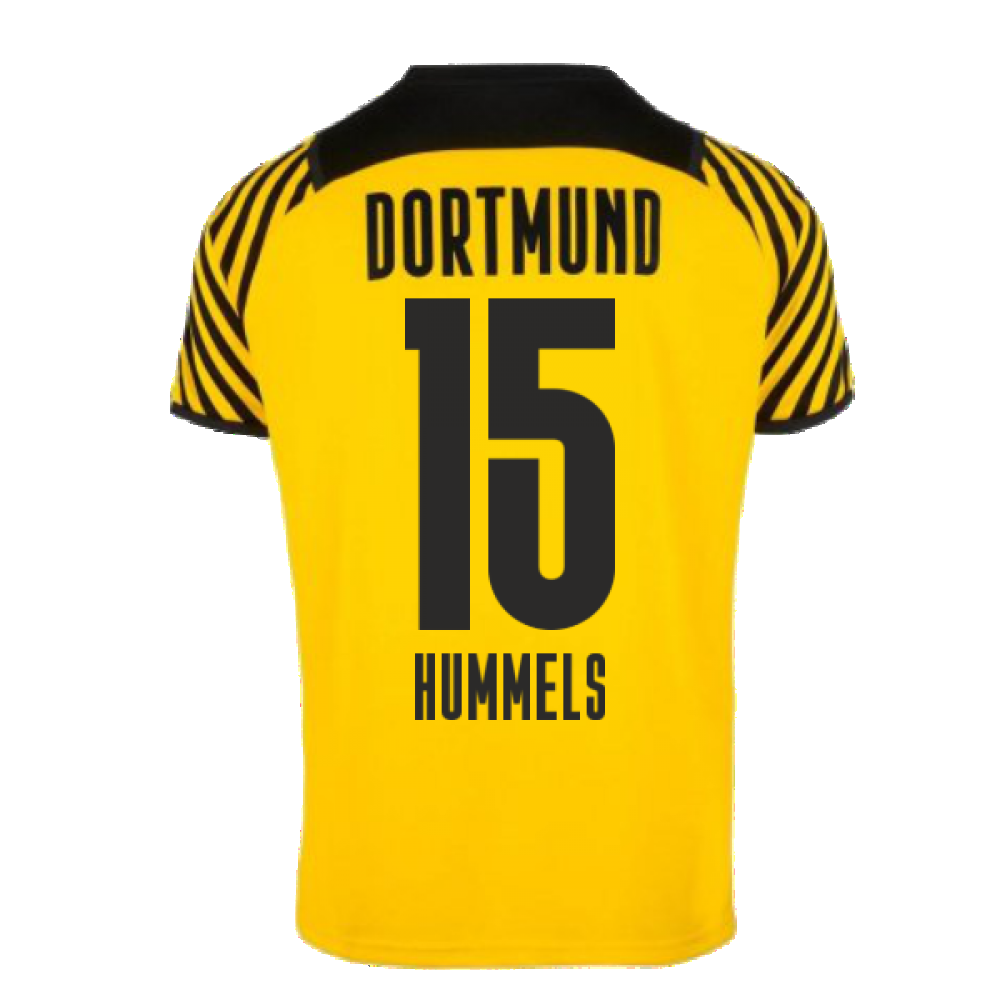 2021-2022 Borussia Dortmund Authentic Home Shirt (HUMMELS 15)