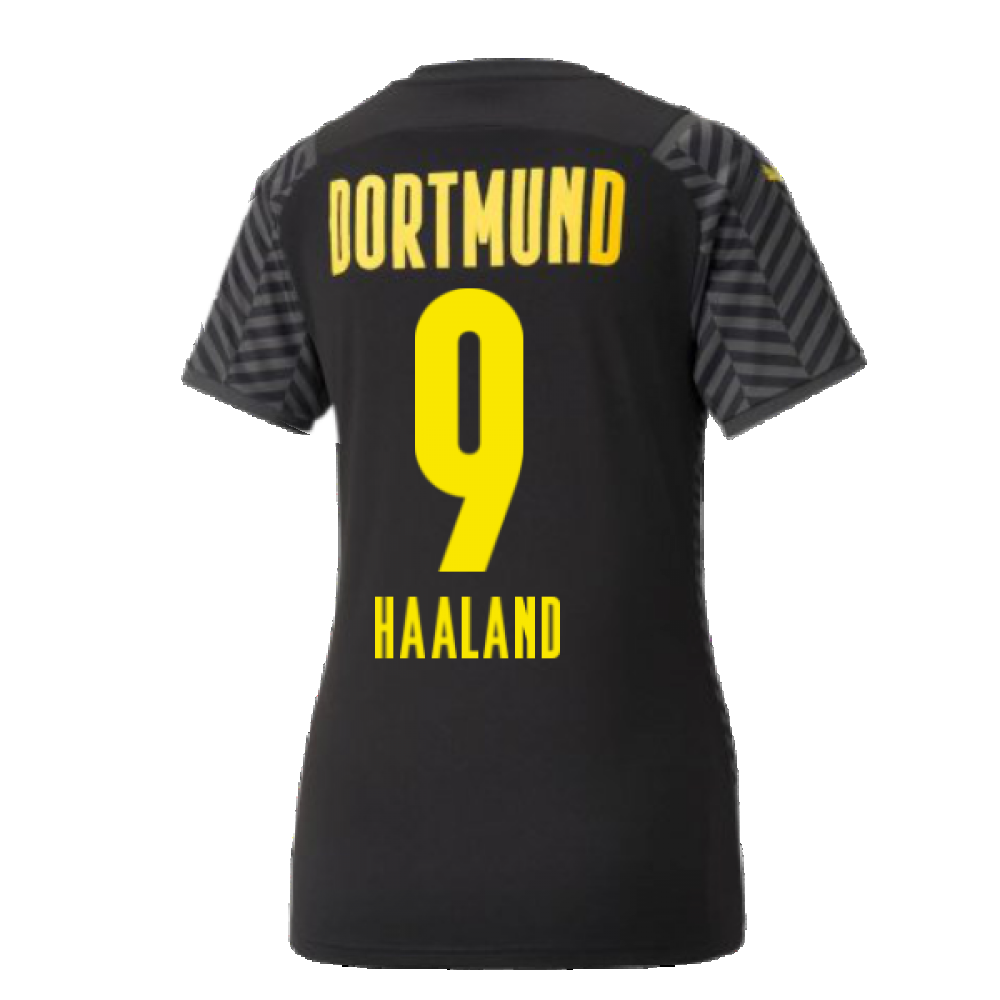 2021-2022 Borussia Dortmund Away Shirt (Ladies) (HAALAND 9)