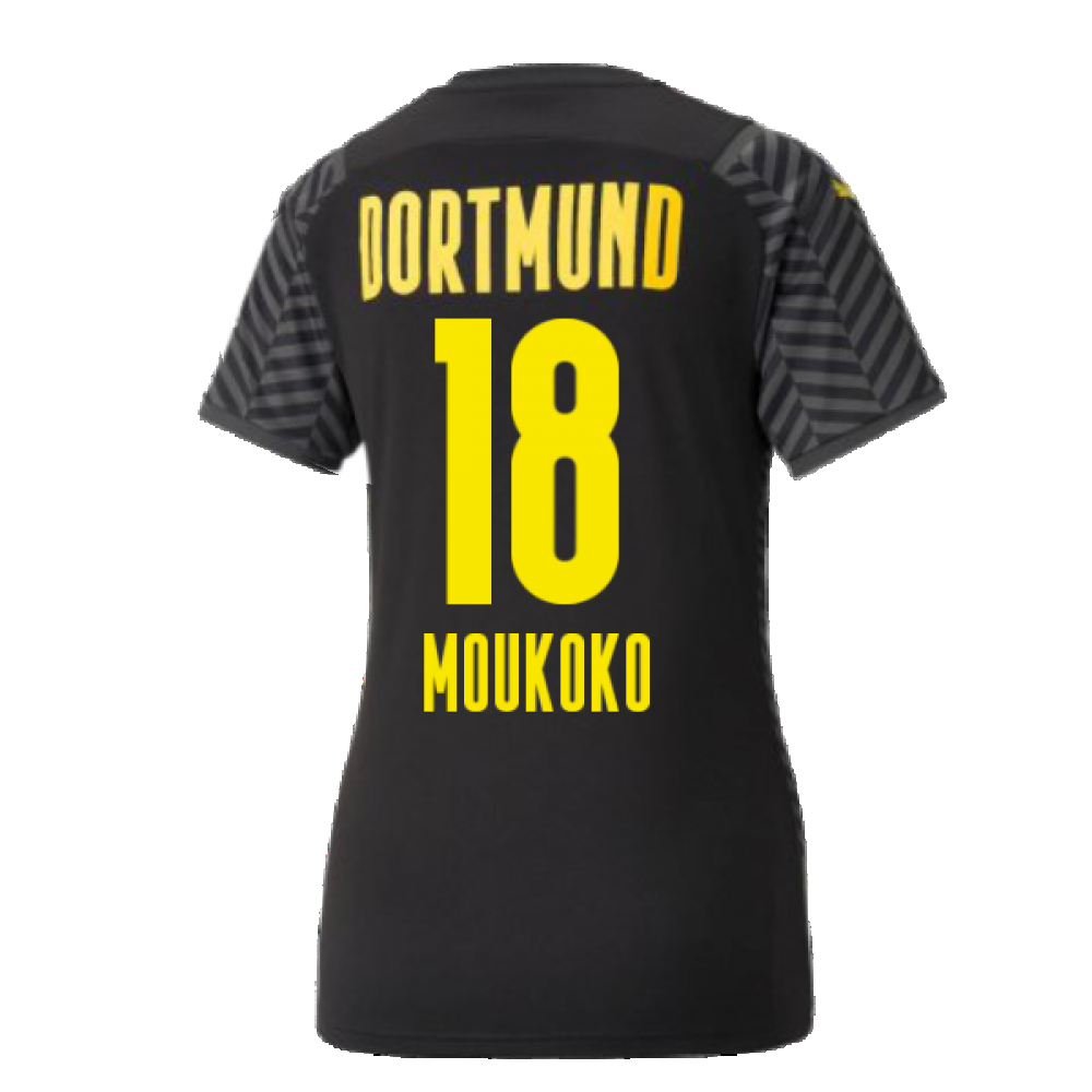 2021-2022 Borussia Dortmund Away Shirt (Ladies) (MOUKOKO 18)