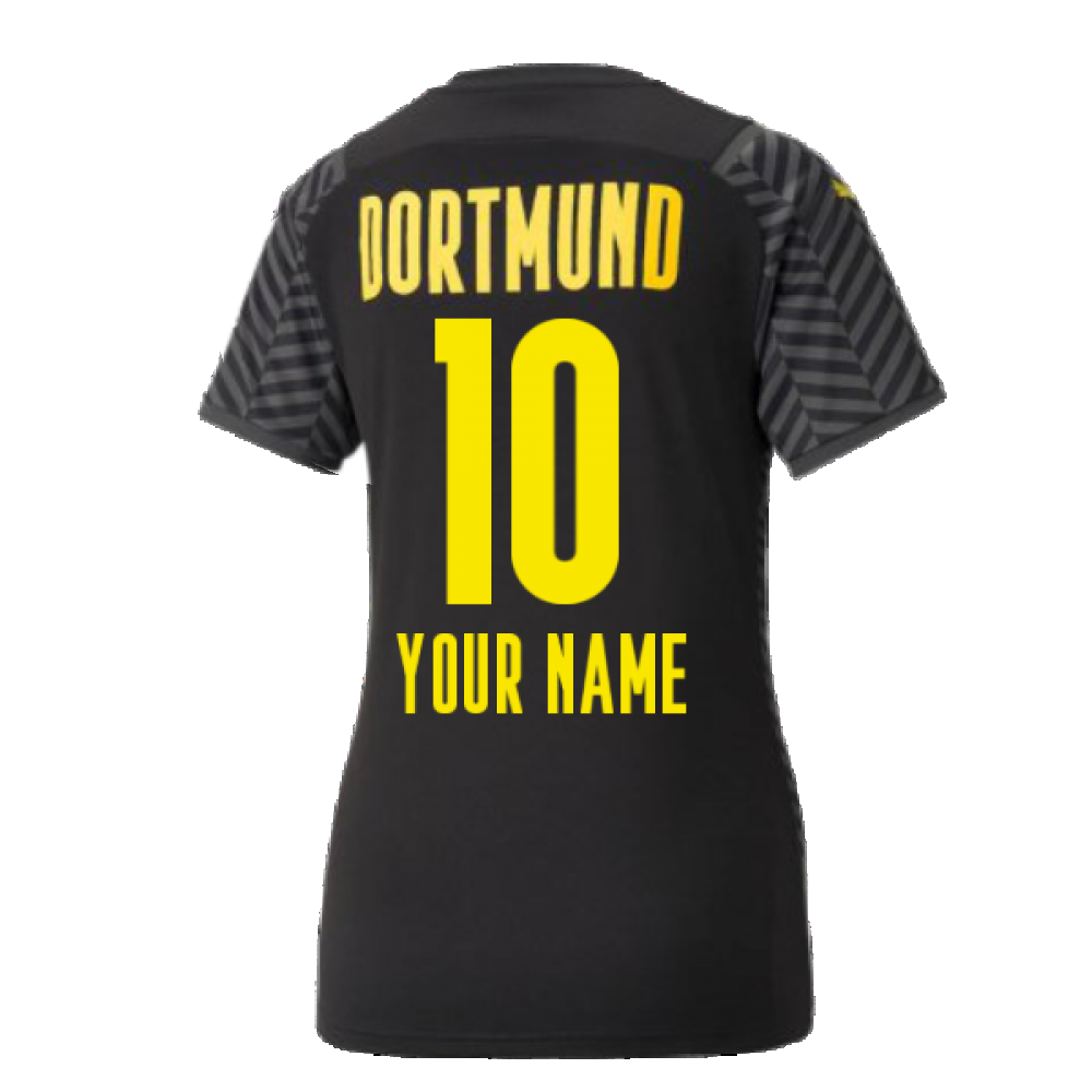 2021-2022 Borussia Dortmund Away Shirt (Ladies) (Your Name)