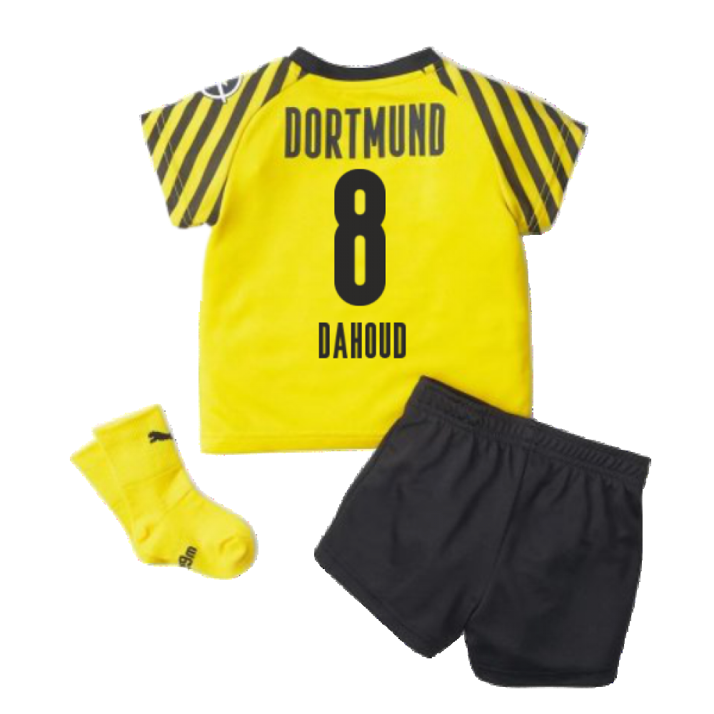 2021-2022 Borussia Dortmund Home Baby Kit (DAHOUD 8)