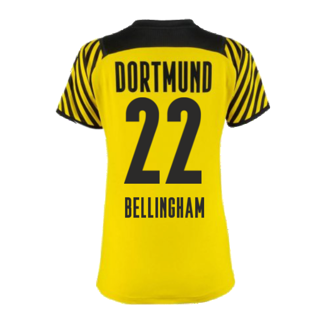 2021-2022 Borussia Dortmund Home Shirt (Ladies) (BELLINGHAM 22)