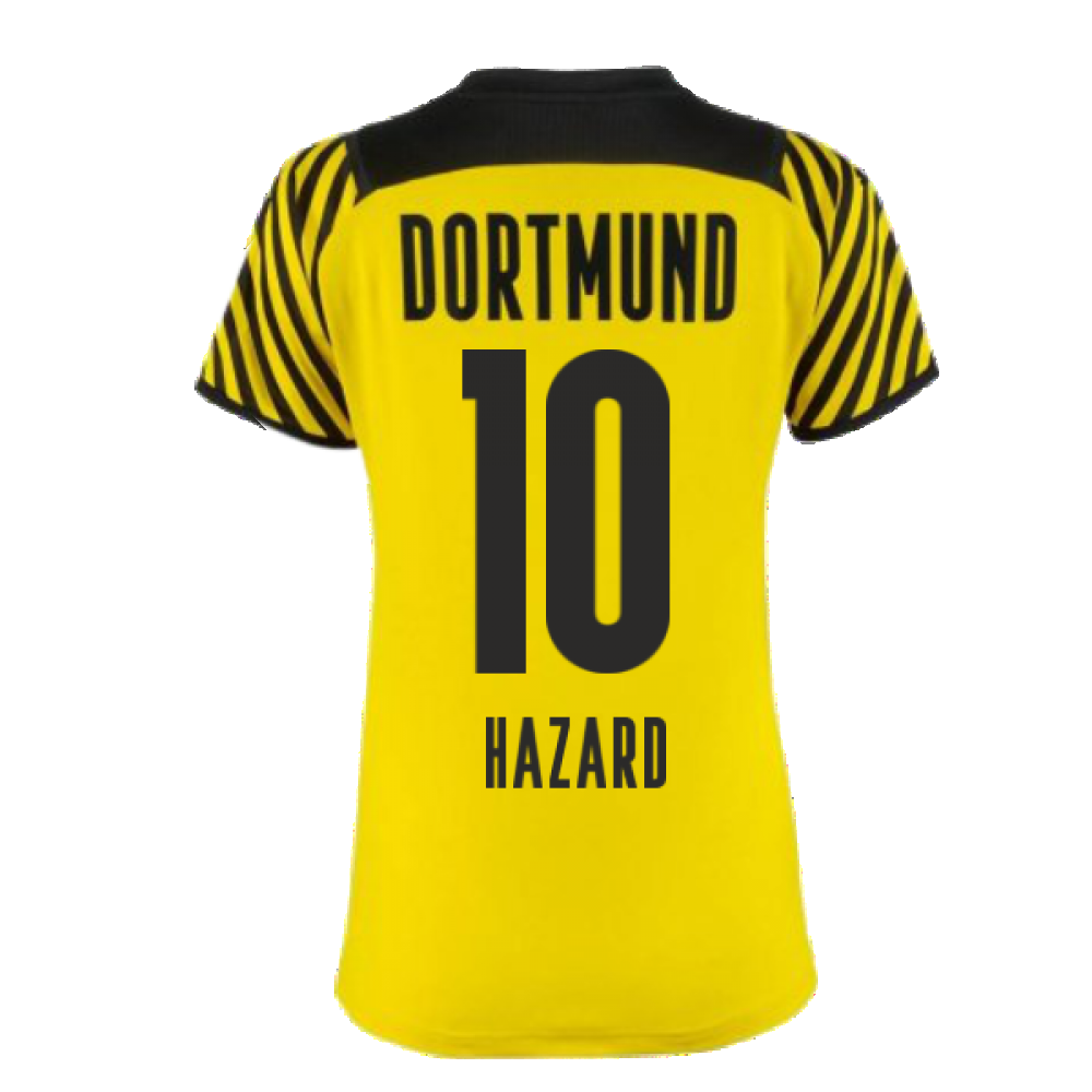 2021-2022 Borussia Dortmund Home Shirt (Ladies) (HAZARD 10)