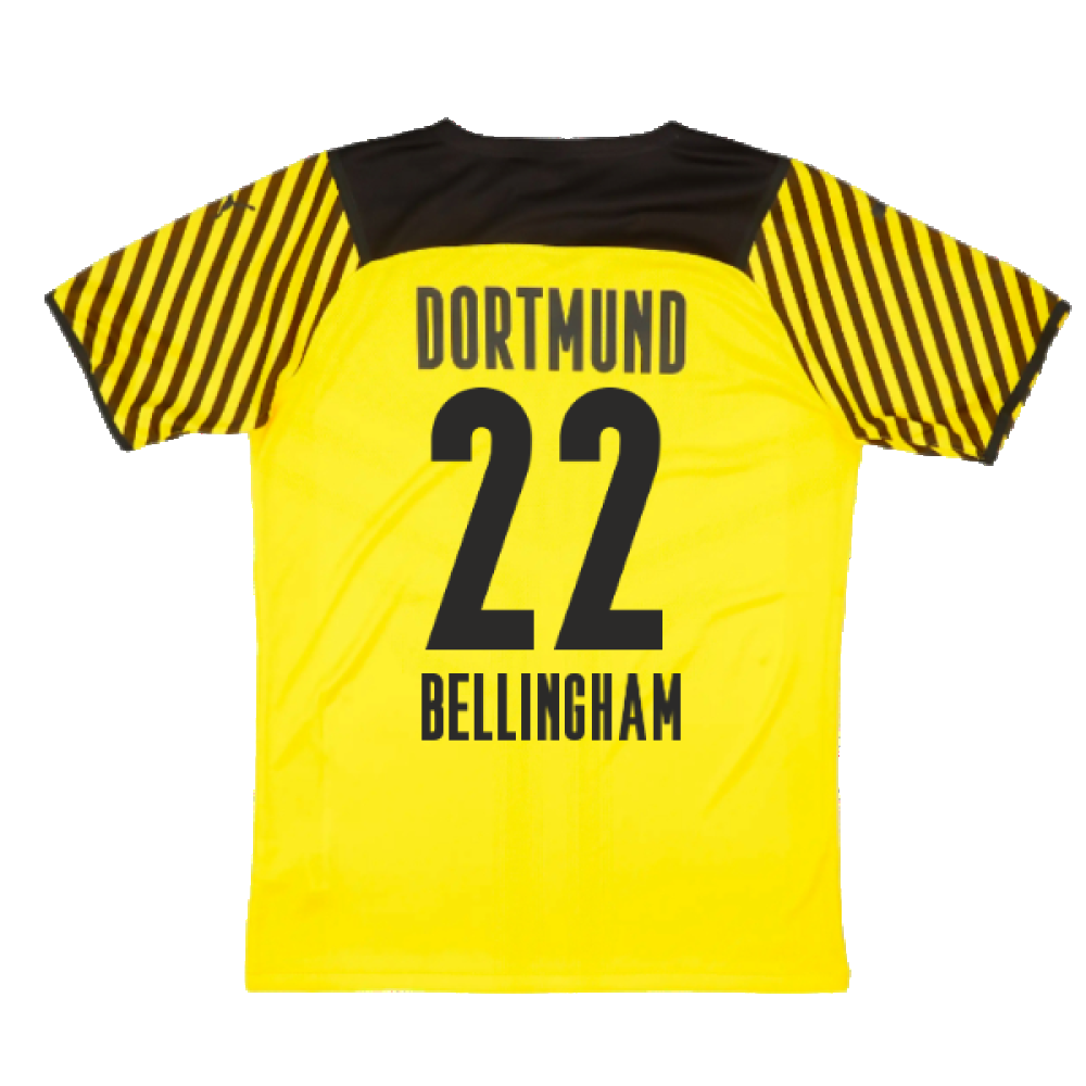 2021-2022 Borussia Dortmund Player Issue Home Shirt (BELLINGHAM 22)