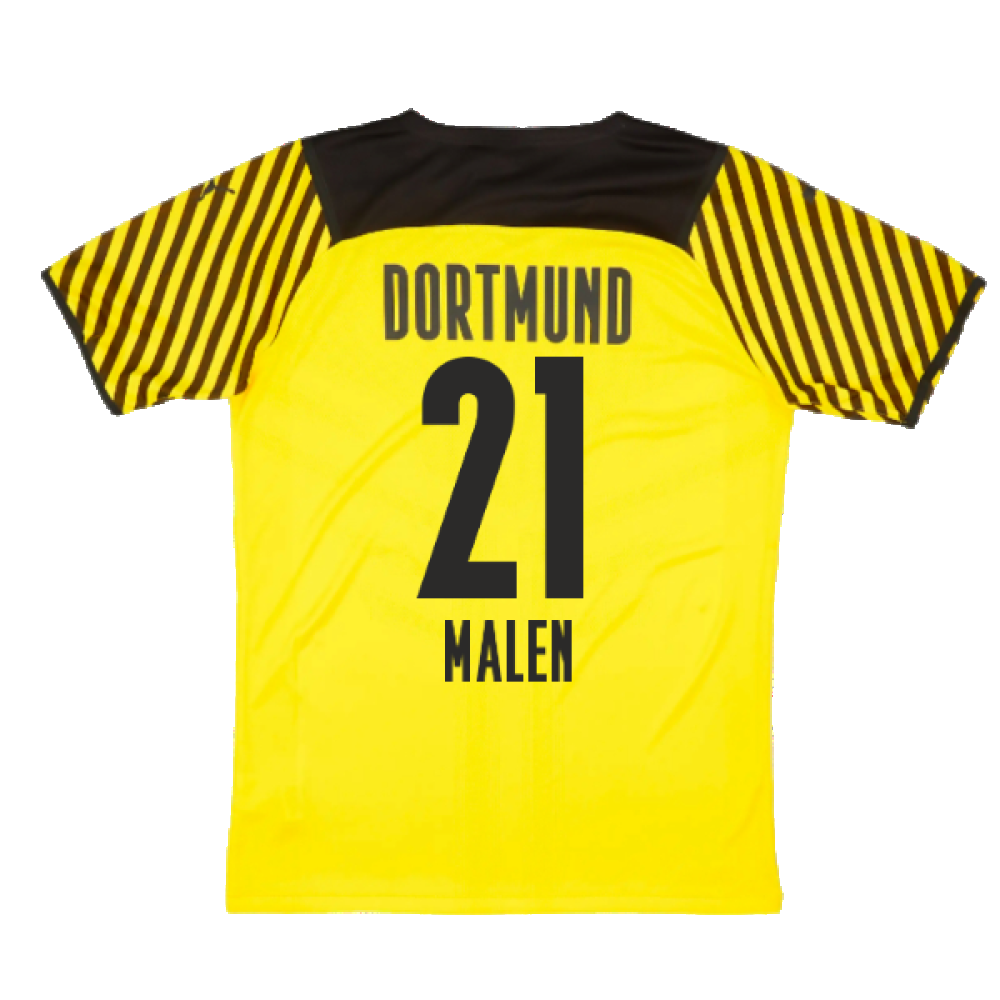 2021-2022 Borussia Dortmund Player Issue Home Shirt (MALEN 21)