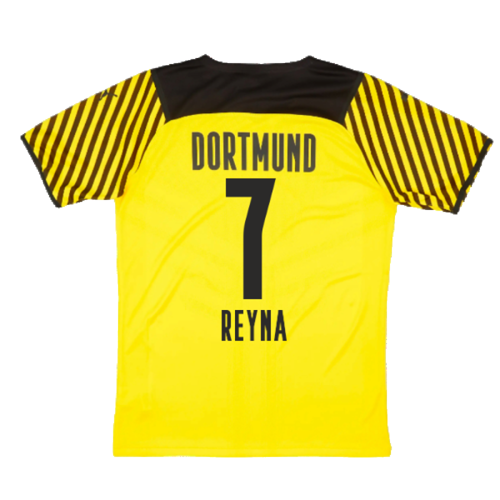 2021-2022 Borussia Dortmund Player Issue Home Shirt (REYNA 7)