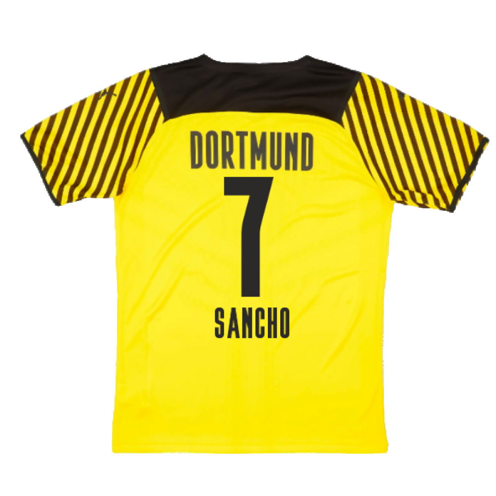 2021-2022 Borussia Dortmund Player Issue Home Shirt (SANCHO 7)