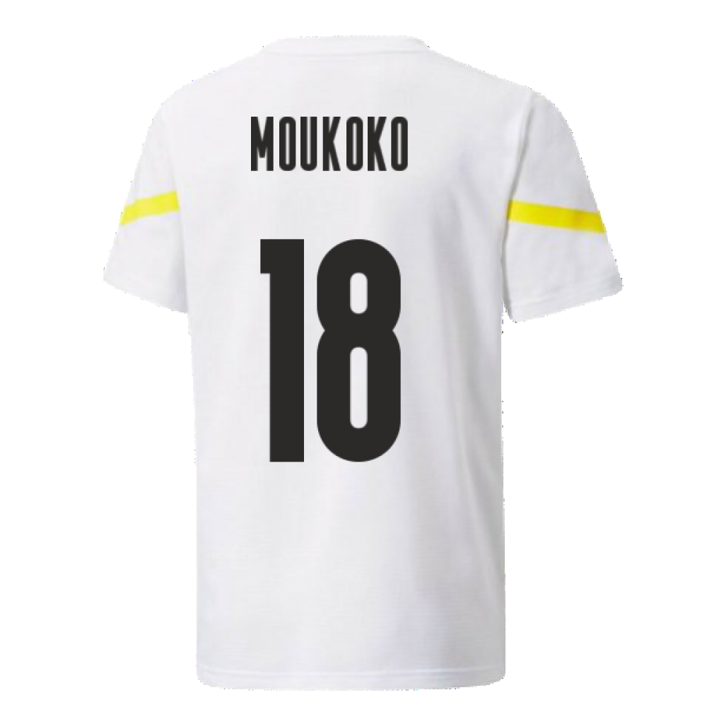 2021-2022 Borussia Dortmund Pre Match Shirt (Kids) (MOUKOKO 18)