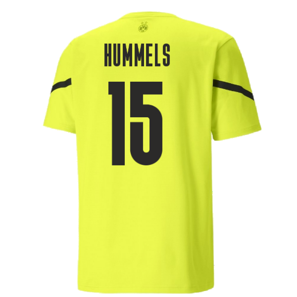 2021-2022 Borussia Dortmund Pre Match Shirt (Yellow) (HUMMELS 15)