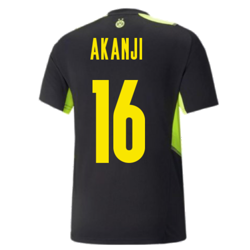 2021-2022 Borussia Dortmund Training Jersey (Black) (AKANJI 16)