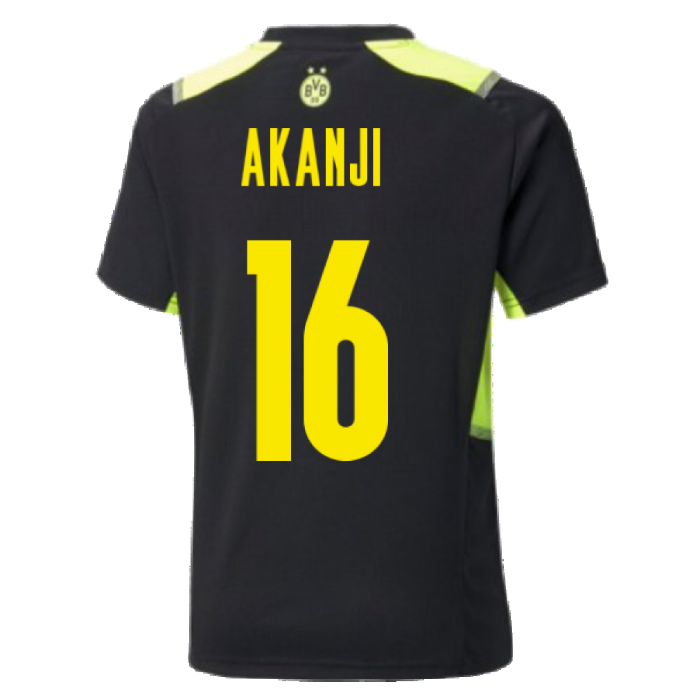 2021-2022 Borussia Dortmund Training Jersey (Black) (AKANJI 16)