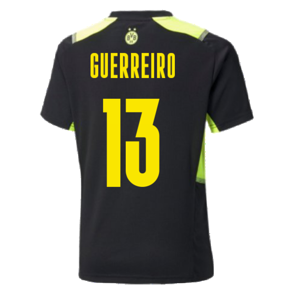 2021-2022 Borussia Dortmund Training Jersey (Black) (GUERREIRO 13)