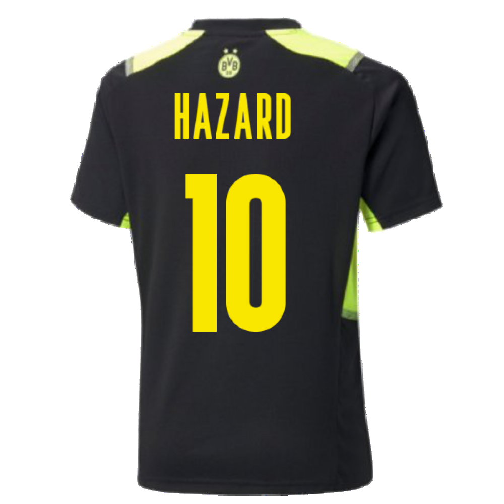 2021-2022 Borussia Dortmund Training Jersey (Black) (HAZARD 10)