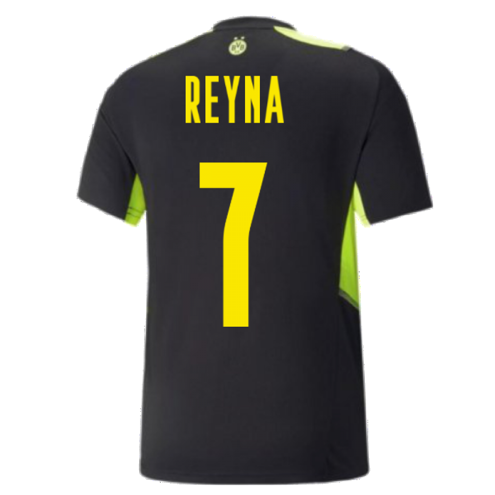 2021-2022 Borussia Dortmund Training Jersey (Black) (REYNA 7)