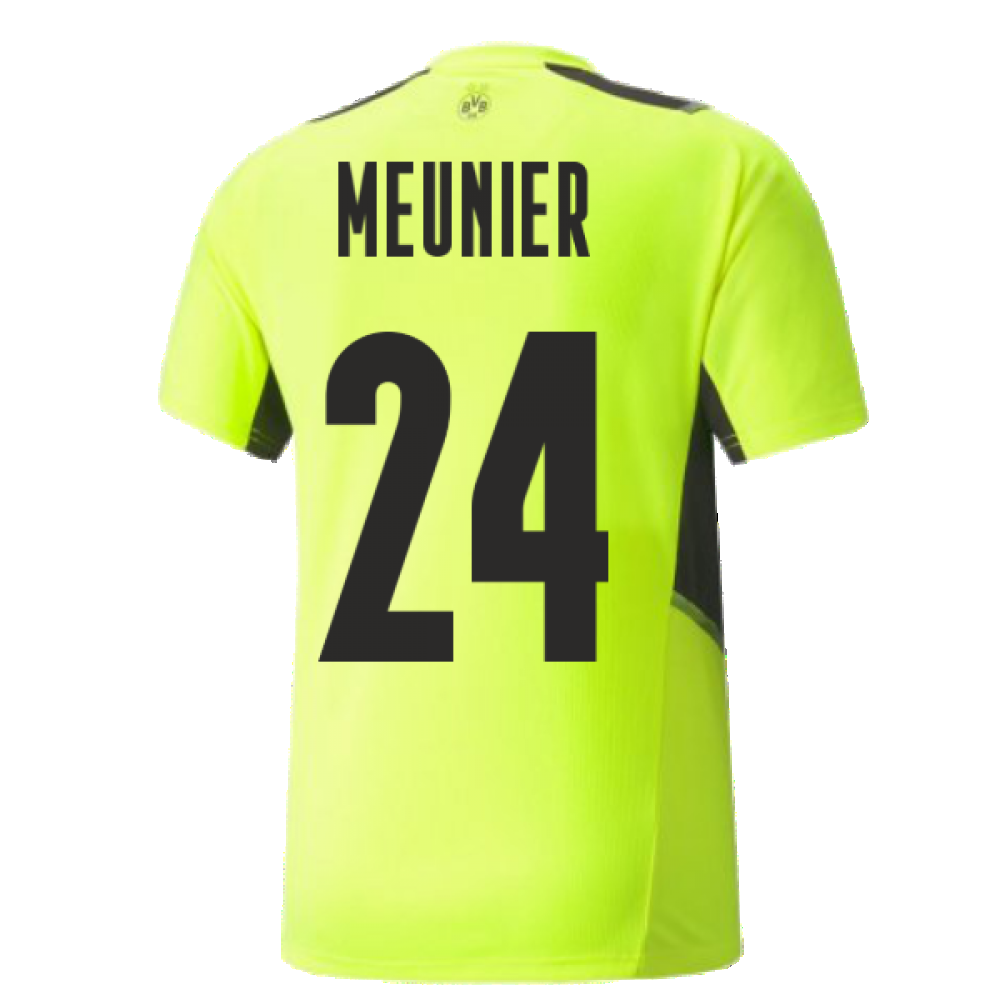 2021-2022 Borussia Dortmund Training Jersey (Yellow) (MEUNIER 24)