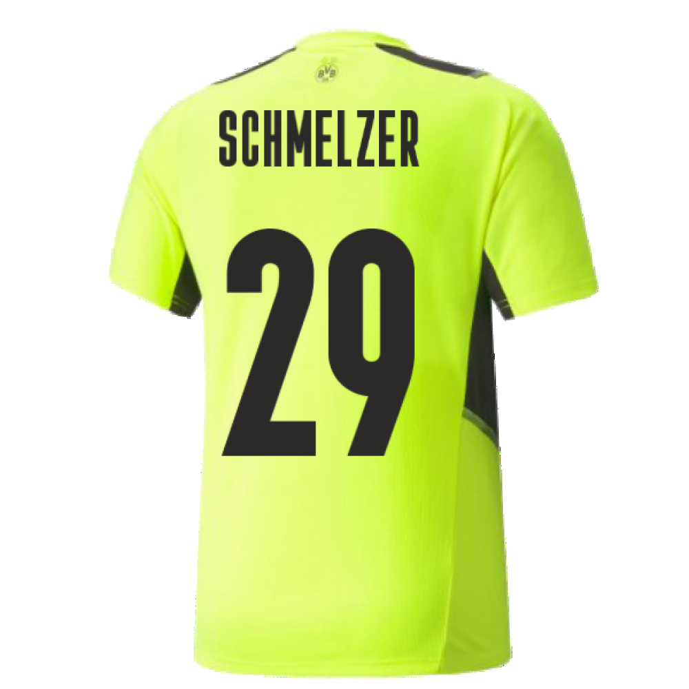 2021-2022 Borussia Dortmund Training Jersey (Yellow) (SCHMELZER 29)