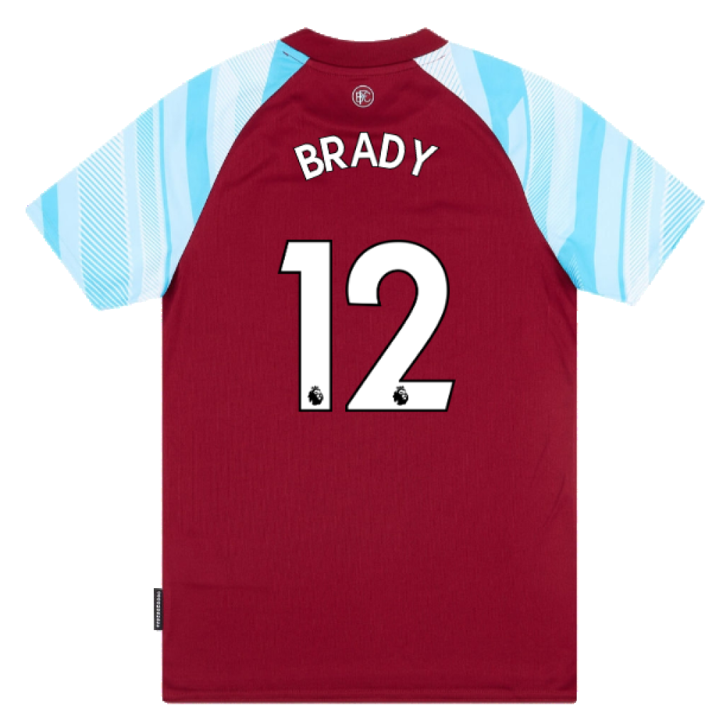 2021-2022 Burnley Home Shirt (Kids) (BRADY 12)