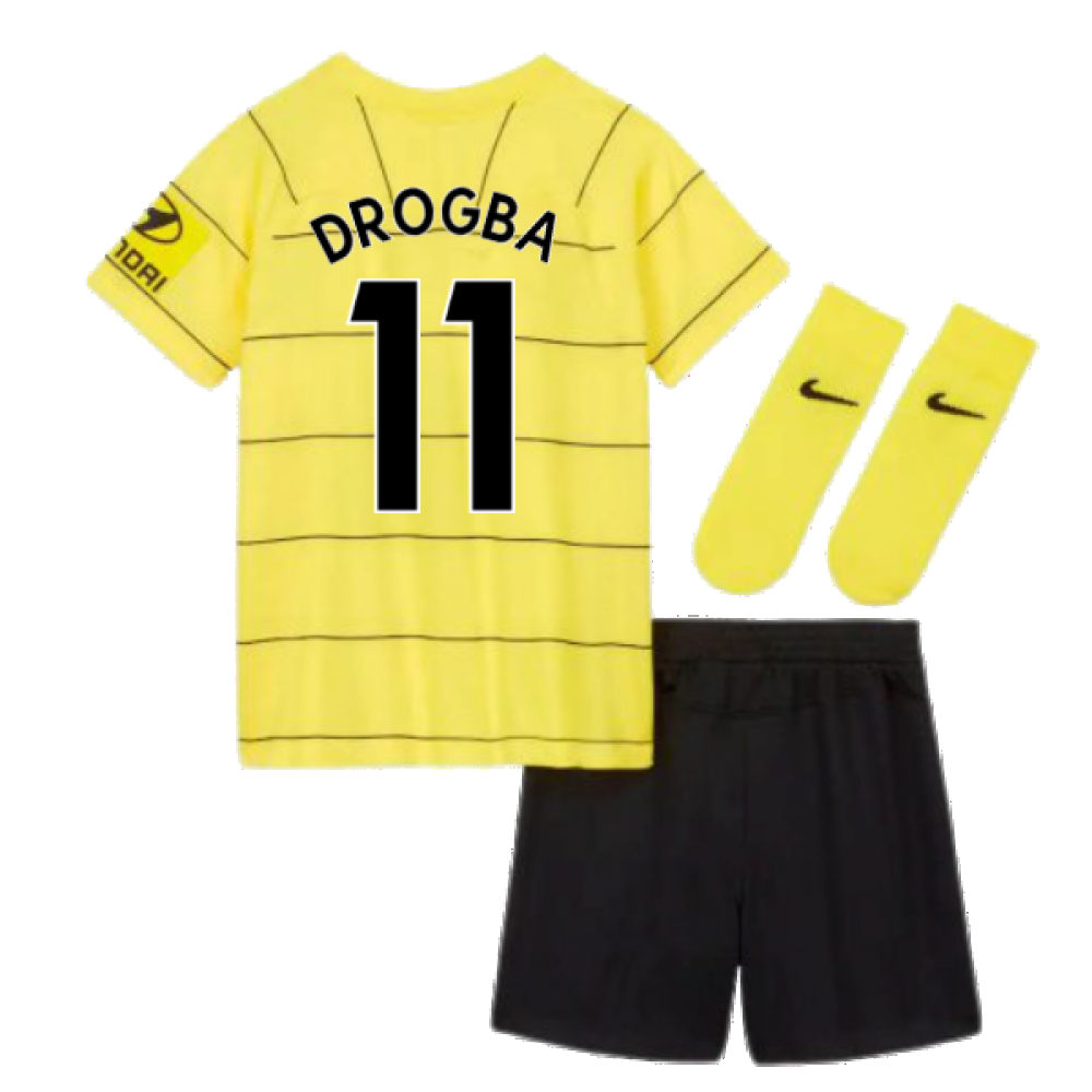 2021-2022 Chelsea Away Baby Kit (DROGBA 11)