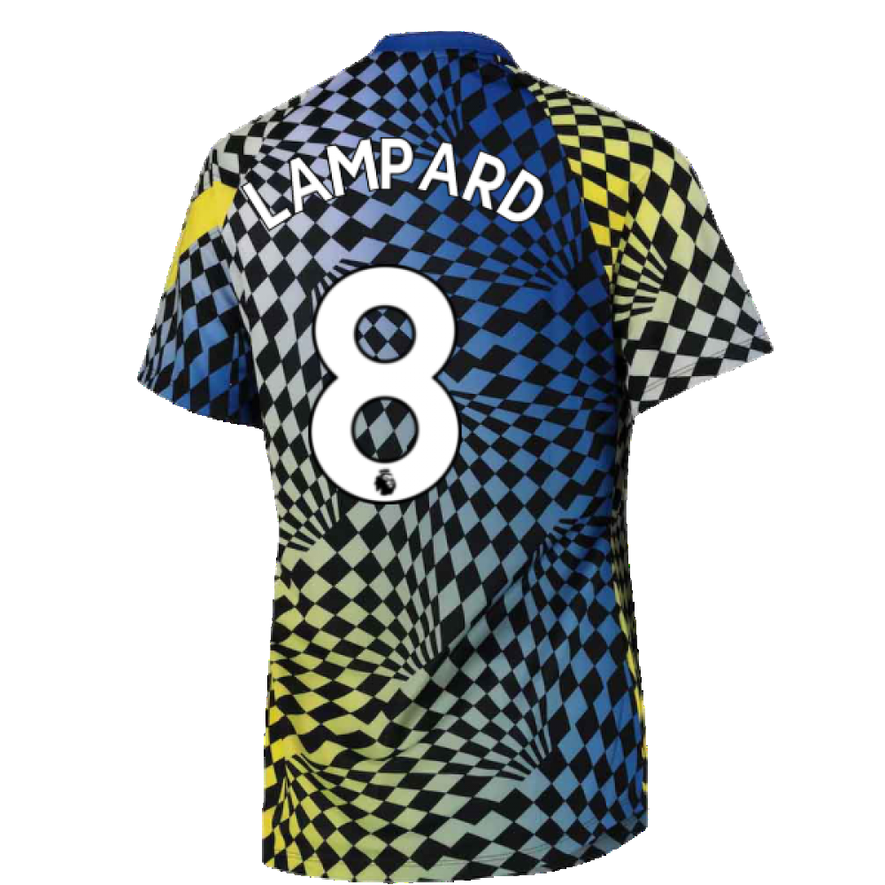 2021-2022 Chelsea Dry Pre-Match Training Shirt (Blue) (LAMPARD 8)