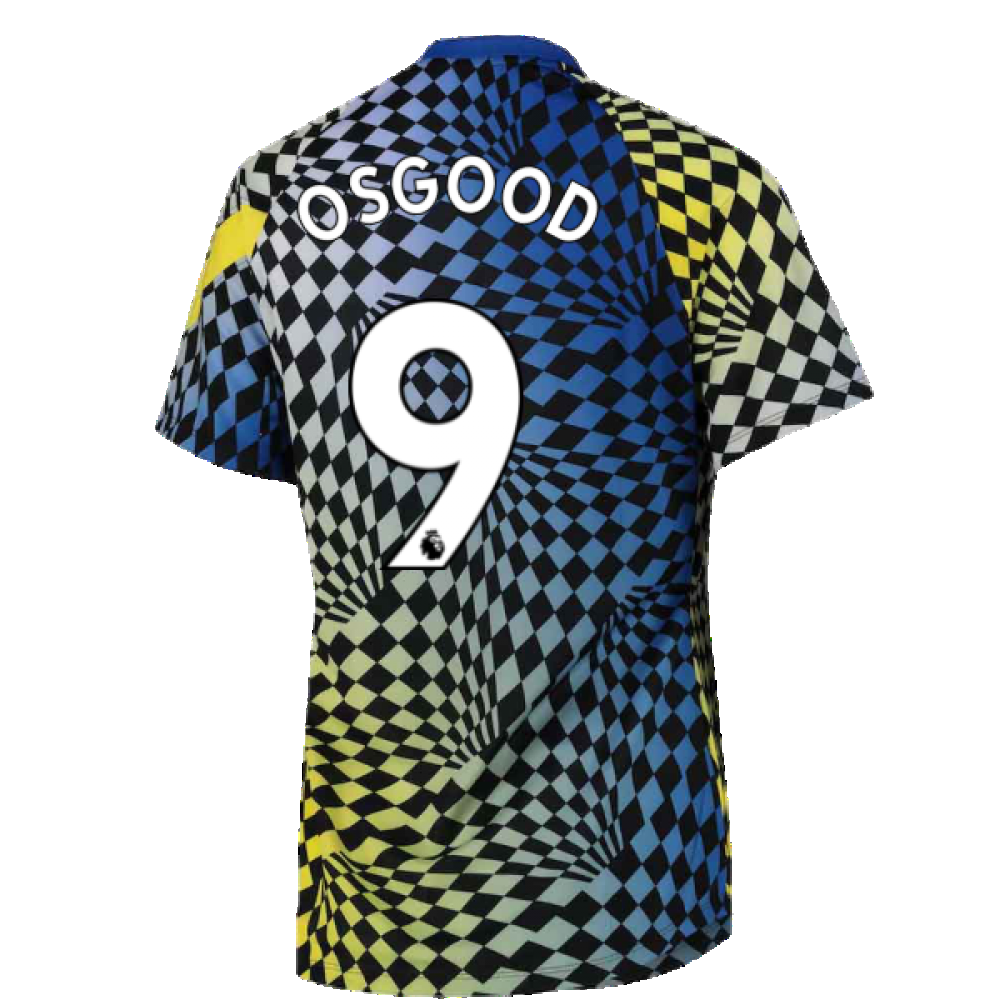 2021-2022 Chelsea Dry Pre-Match Training Shirt (Blue) (OSGOOD 9)