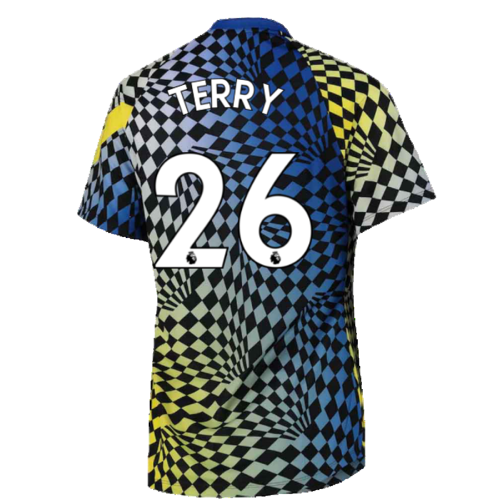 2021-2022 Chelsea Dry Pre-Match Training Shirt (Blue) (TERRY 26)