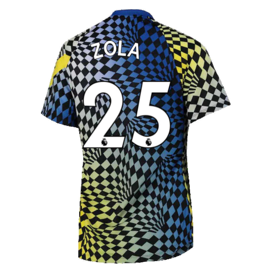 2021-2022 Chelsea Dry Pre-Match Training Shirt (Blue) (ZOLA 25)