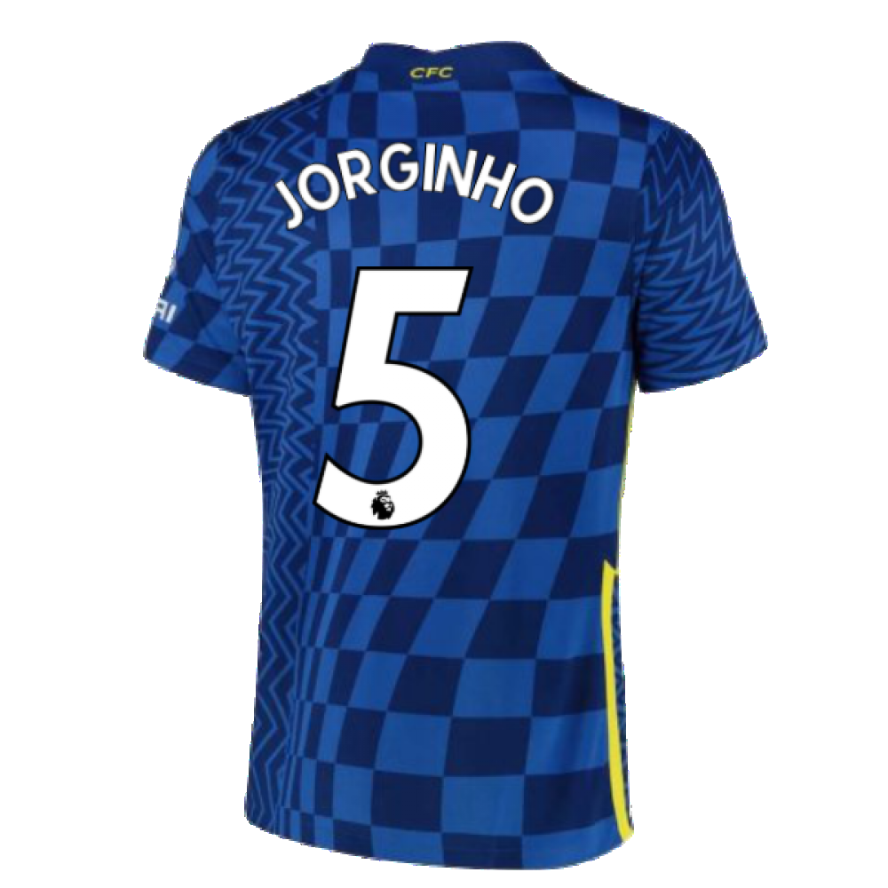 2021-2022 Chelsea Home Shirt (Kids) (JORGINHO 5)