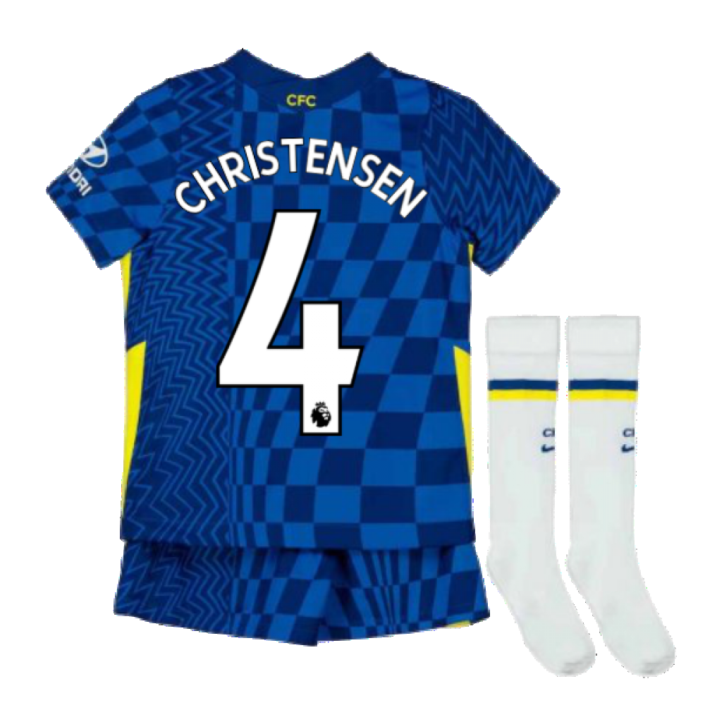 2021-2022 Chelsea Little Boys Home Mini Kit (CHRISTENSEN 4)