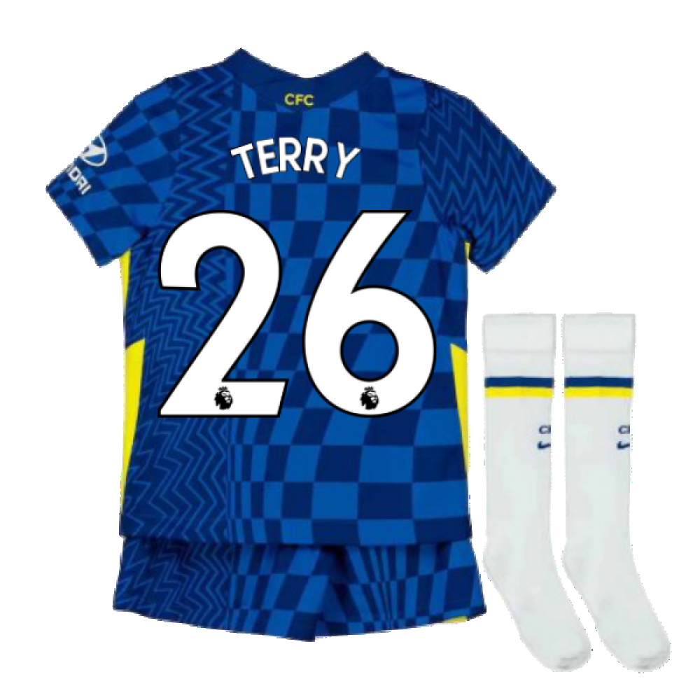 2021-2022 Chelsea Little Boys Home Mini Kit (TERRY 26)