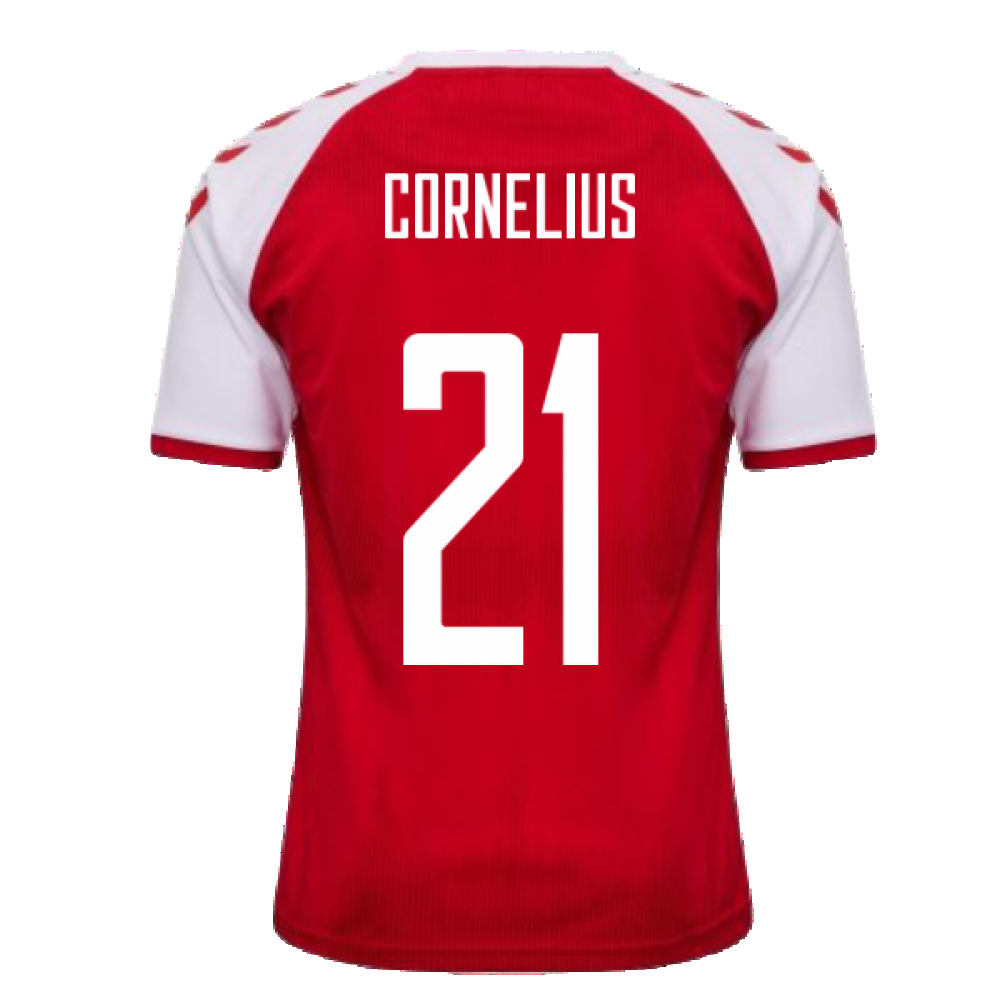 2021-2022 Denmark Home Shirt (CORNELIUS 21)