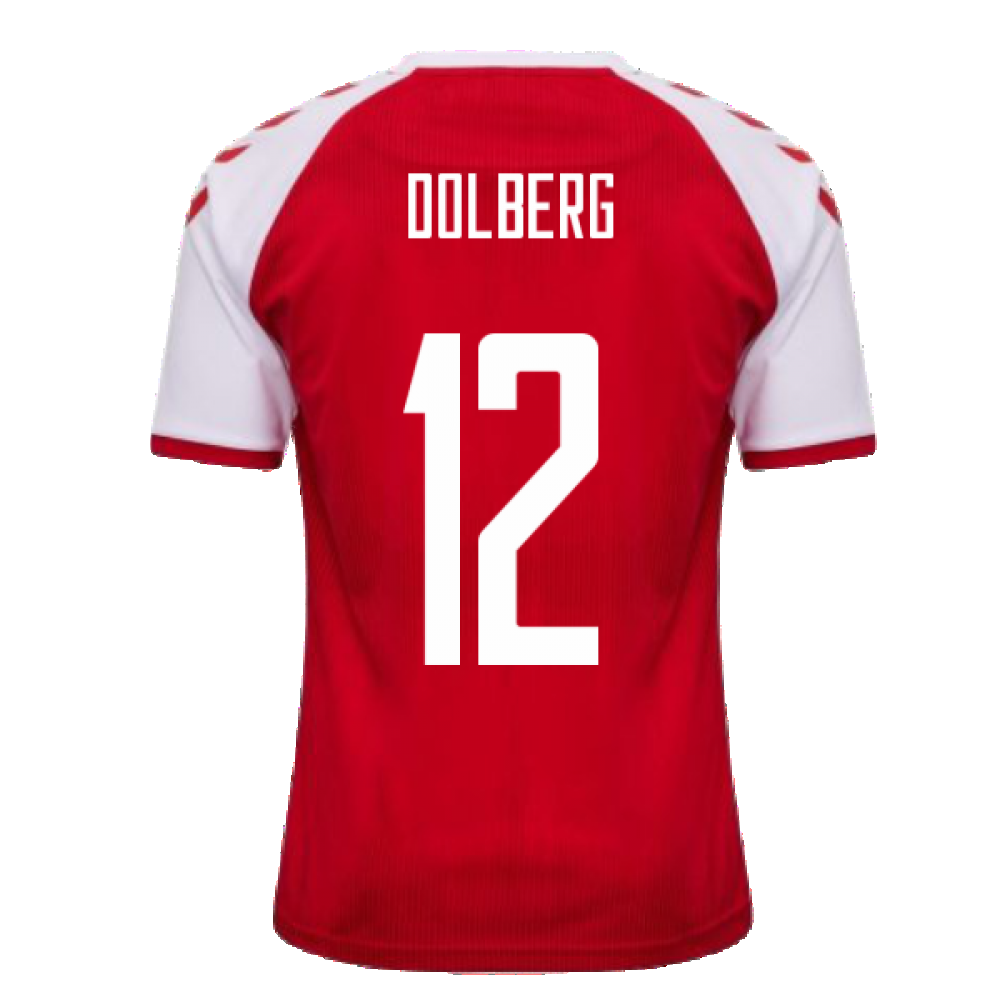 2021-2022 Denmark Home Shirt (DOLBERG 12)