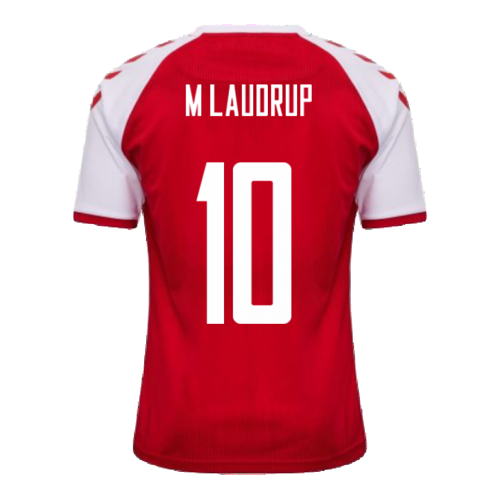 2021-2022 Denmark Home Shirt (M LAUDRUP 10)