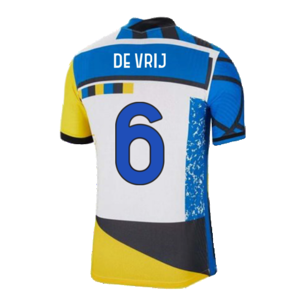 2021-2022 Inter Milan Vapor 4th Shirt (DE VRIJ 6)