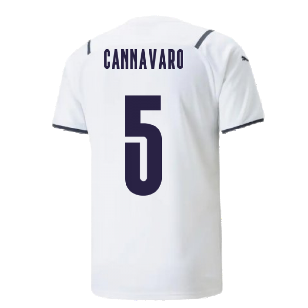 2021-2022 Italy Away Shirt (Kids) (CANNAVARO 5)