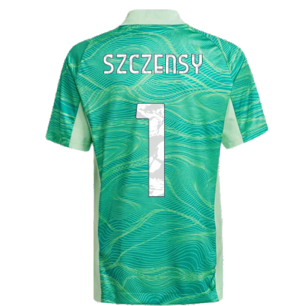 2021-2022 Juventus Home Goalkeeper Shirt (Lime) (SZCZENSY 1)