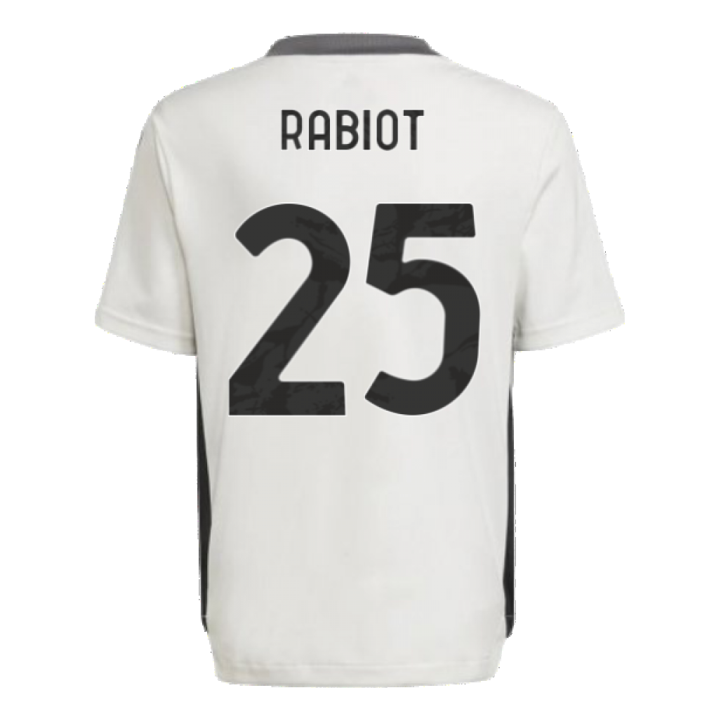 2021-2022 Juventus Training Shirt (White) - Kids (RABIOT 25)