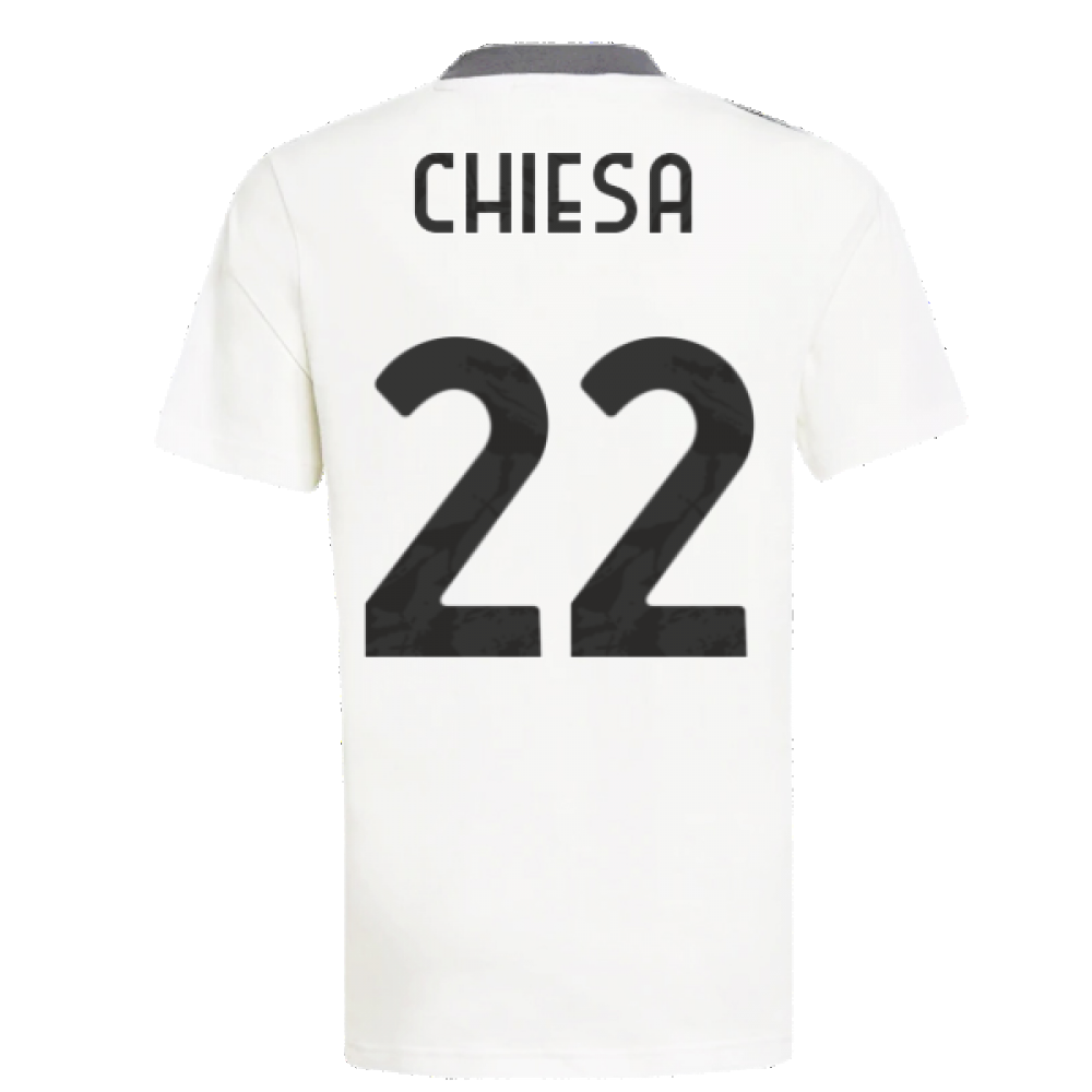 2021-2022 Juventus Training Shirt (White) - Ladies (CHIESA 22)