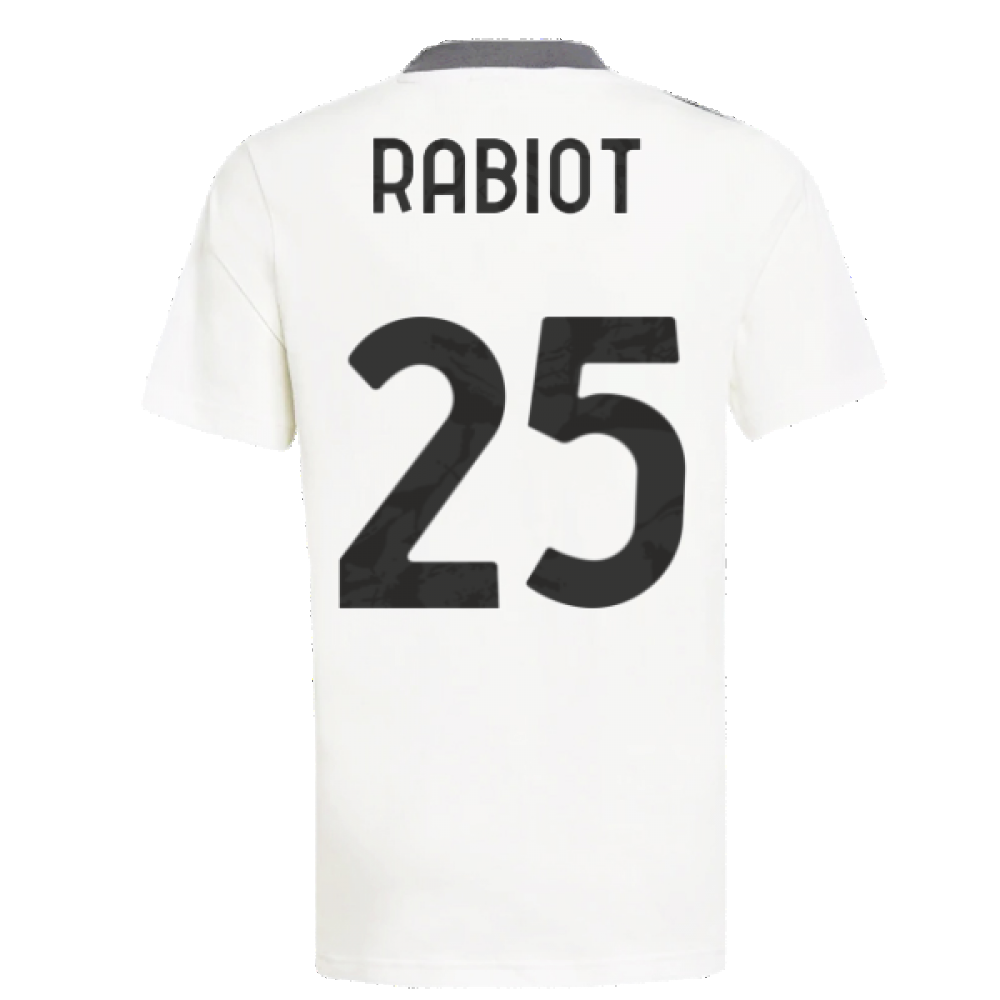 2021-2022 Juventus Training Shirt (White) - Ladies (RABIOT 25)