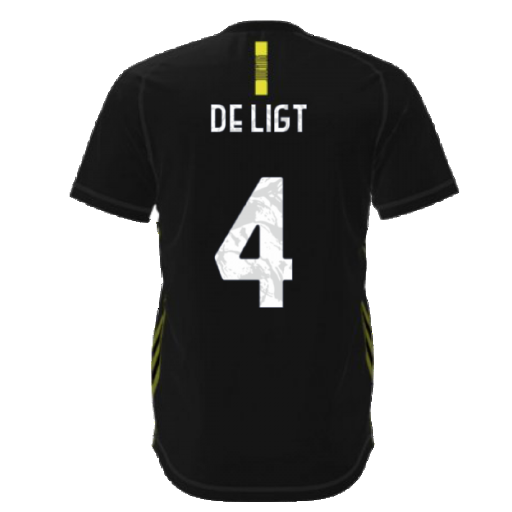 2021-2022 Juventus Travel Tee (Black) (DE LIGT 4)