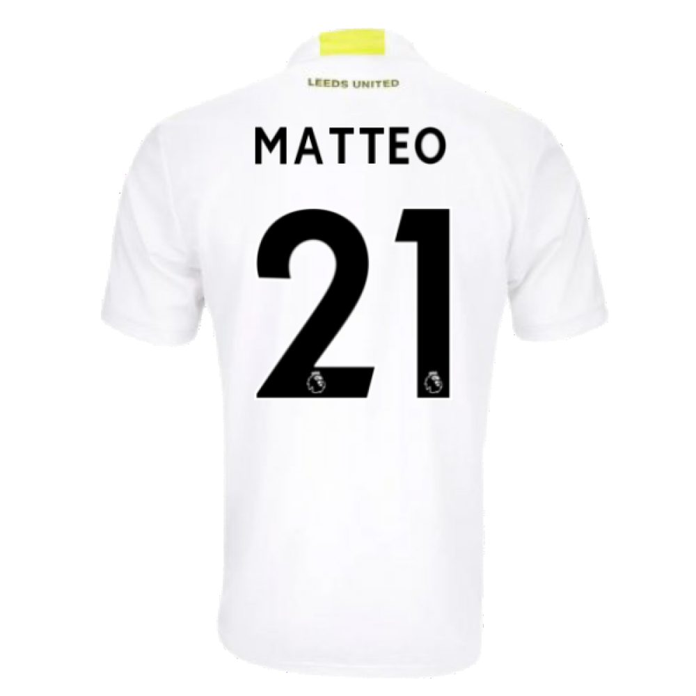 2021-2022 Leeds Home Shirt (MATTEO 21)