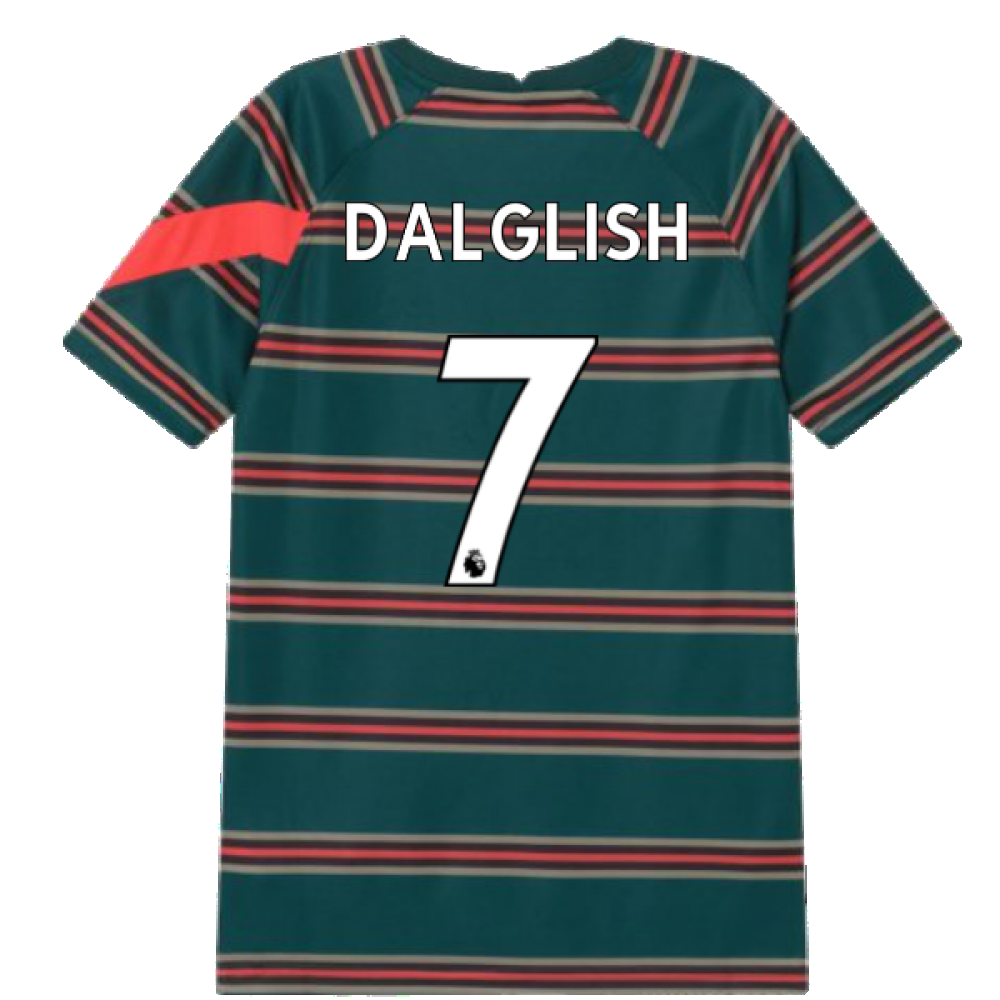 2021-2022 Liverpool Pre-Match Football Top (Atomic Teal) - Kids (DALGLISH 7)