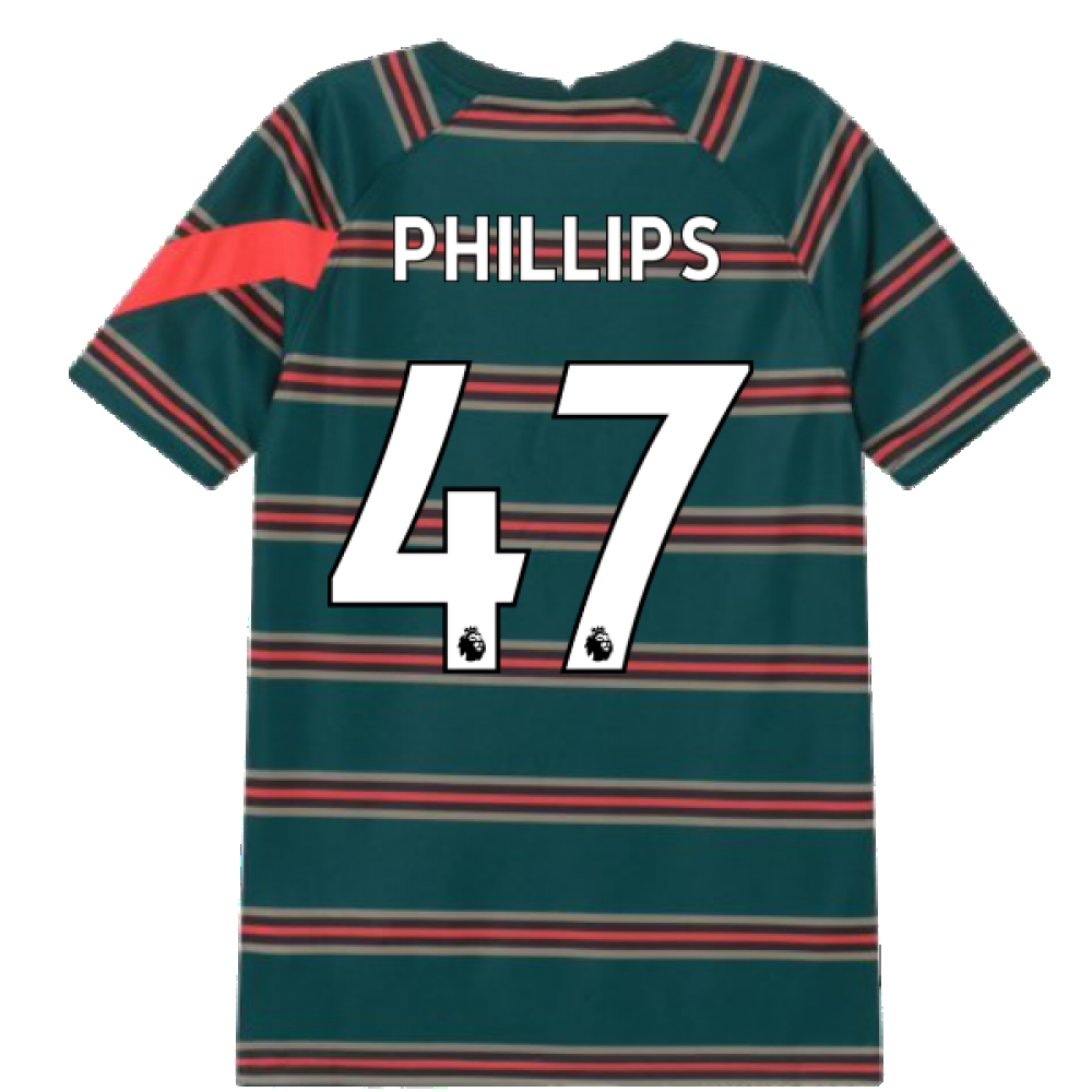 2021-2022 Liverpool Pre-Match Football Top (Atomic Teal) - Kids (PHILLIPS 47)