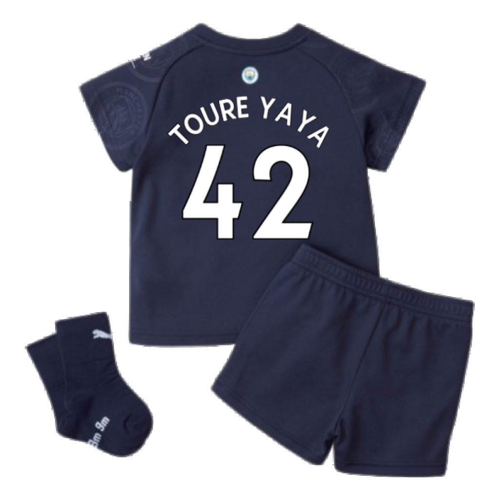 2021-2022 Man City 3rd Baby Kit (TOURE YAYA 42)