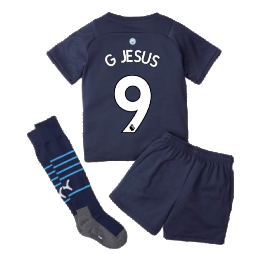 2021-2022 Man City 3rd Mini Kit (G JESUS 9)