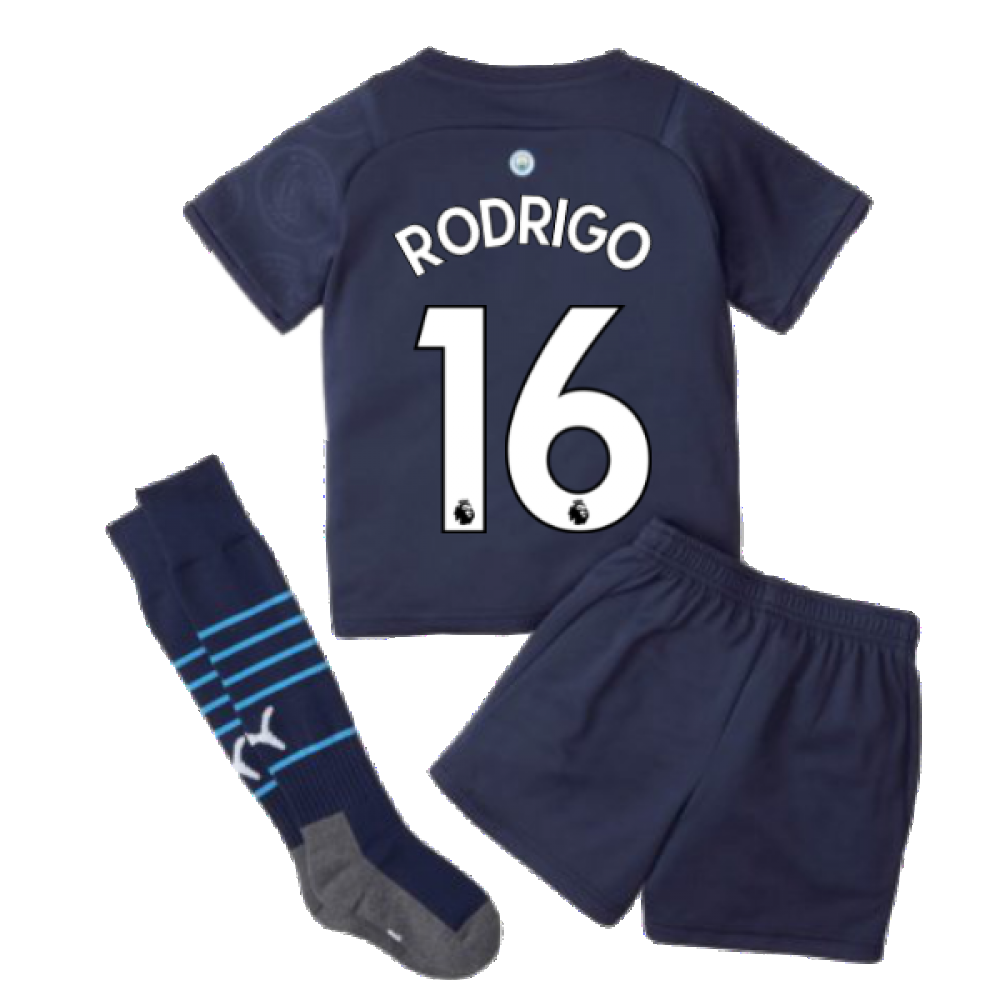 2021-2022 Man City 3rd Mini Kit (RODRIGO 16)