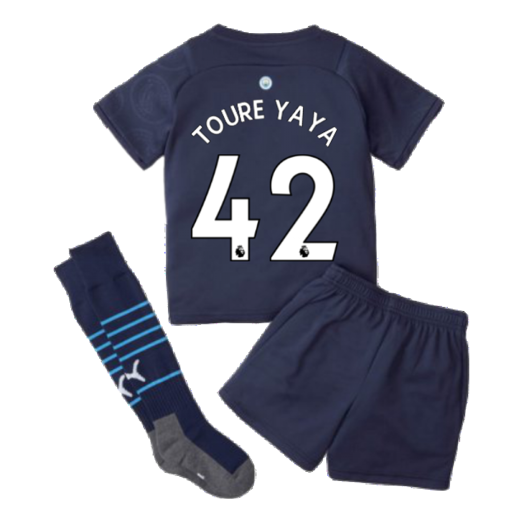 2021-2022 Man City 3rd Mini Kit (TOURE YAYA 42)