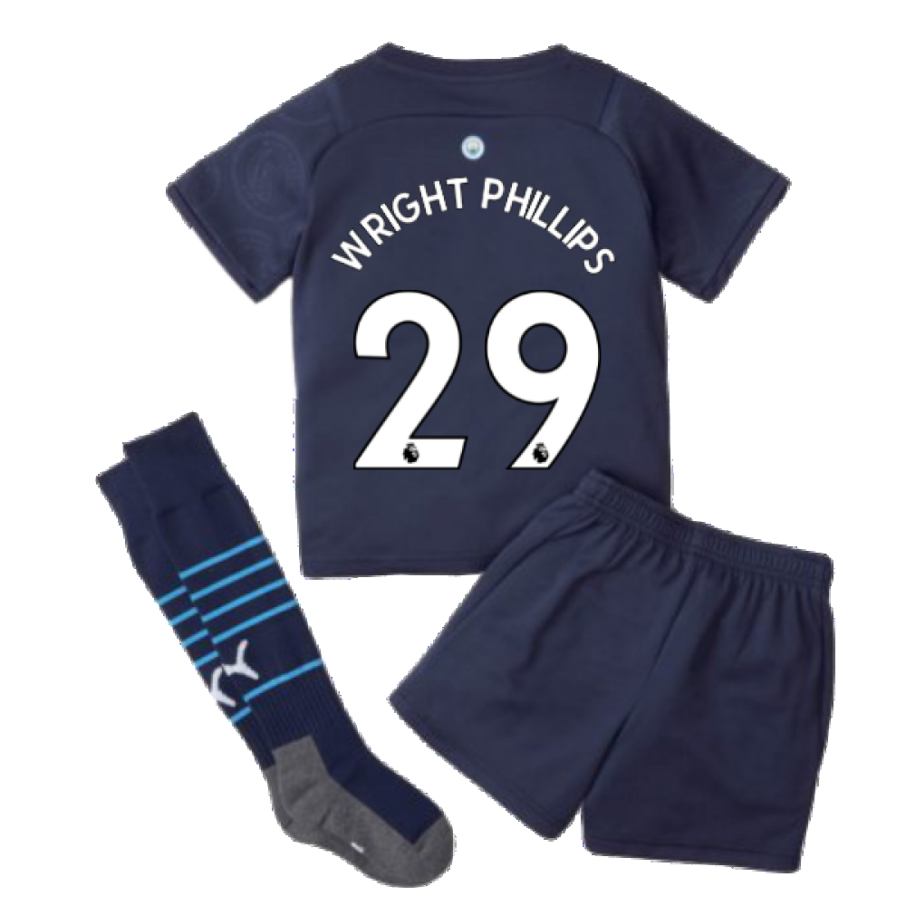 2021-2022 Man City 3rd Mini Kit (WRIGHT PHILLIPS 29)