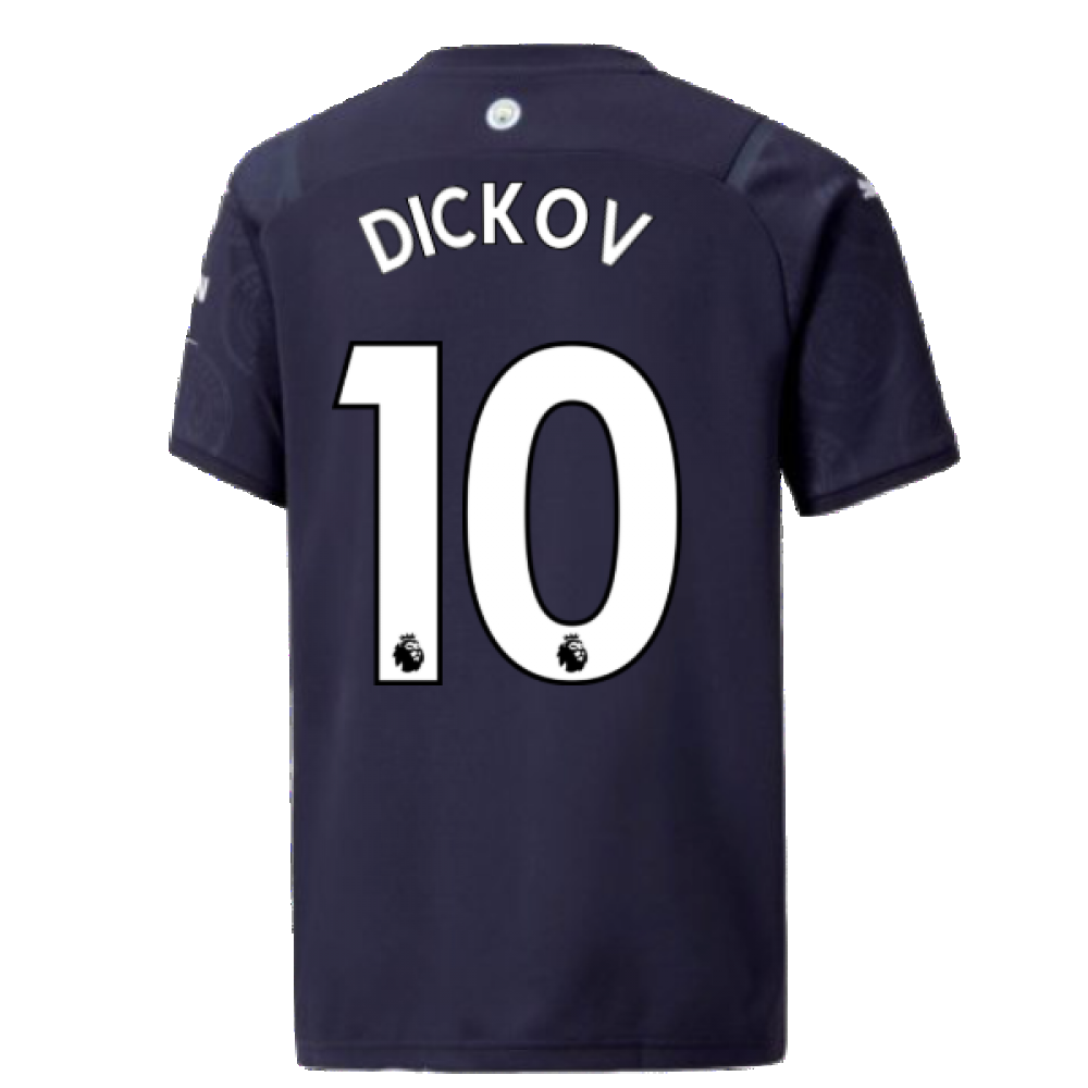 2021-2022 Man City 3rd Shirt (Kids) (DICKOV 10)