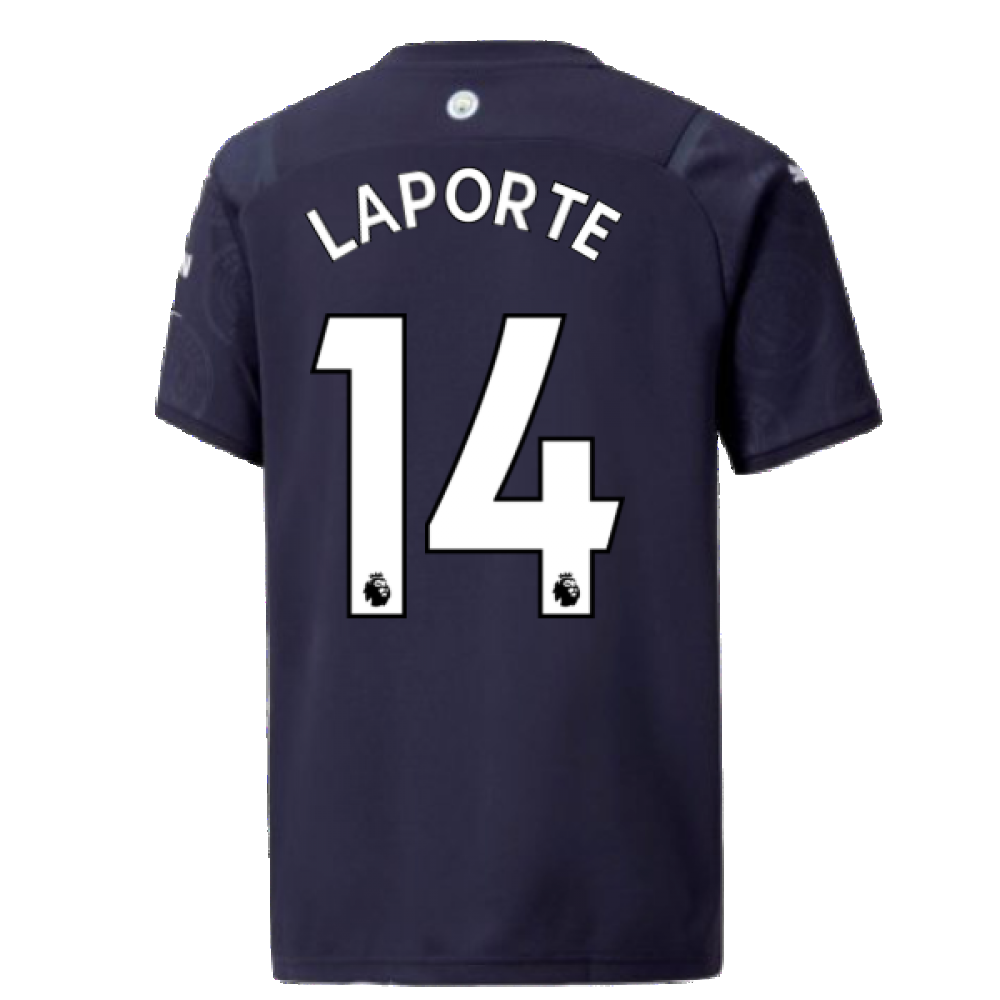 2021-2022 Man City 3rd Shirt (Kids) (LAPORTE 14)