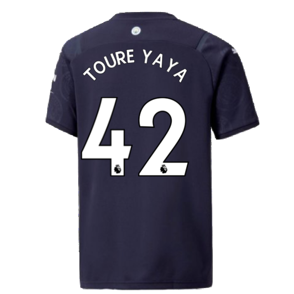 2021-2022 Man City 3rd Shirt (Kids) (TOURE YAYA 42)